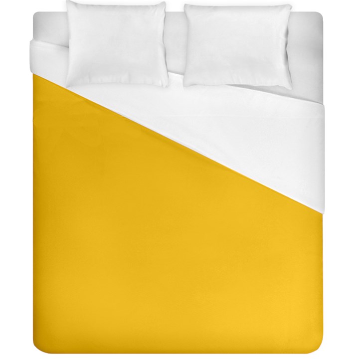 Amber Orange Duvet Cover (California King Size)