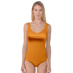 Apricot Orange Princess Tank Leotard  by FabChoice