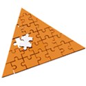 Apricot Orange Wooden Puzzle Triangle View3