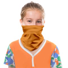 Apricot Orange Face Covering Bandana (kids) by FabChoice