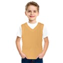 Bees Wax Orange Kids  Basketball Tank Top View1