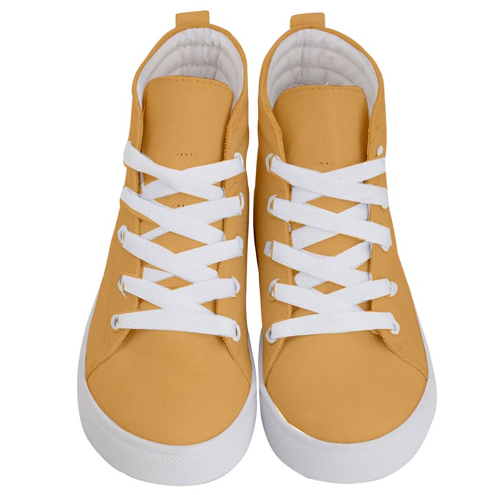 Bees Wax Orange Kids  Hi-Top Skate Sneakers