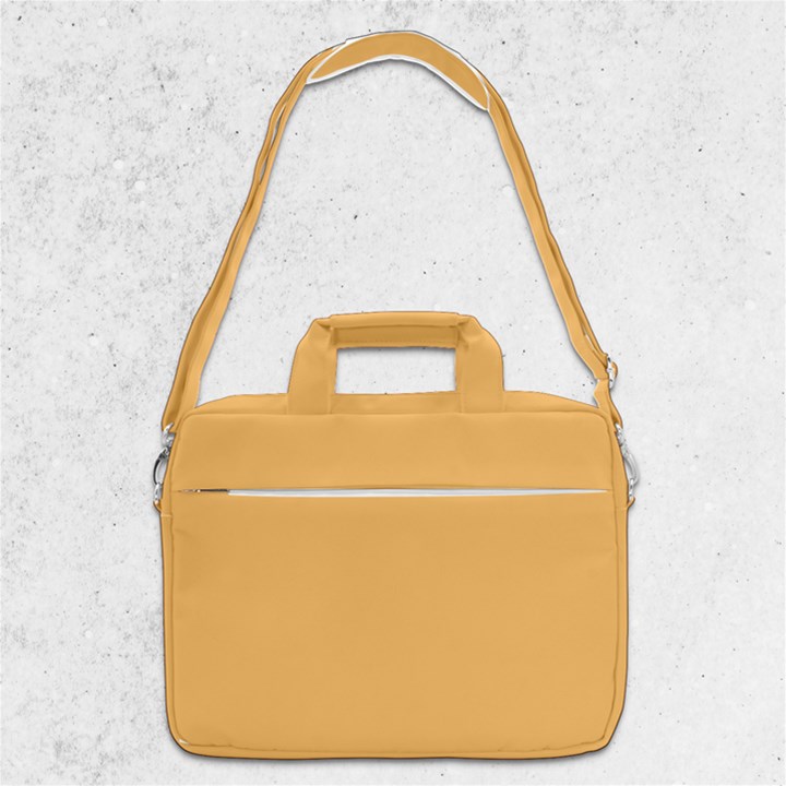 Bees Wax Orange MacBook Pro Shoulder Laptop Bag 