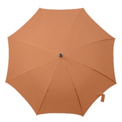 Cantaloupe Orange Hook Handle Umbrellas (medium) by FabChoice