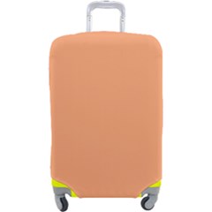 Cantaloupe Orange Luggage Cover (large)