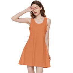 Coral Rose Inside Out Racerback Dress