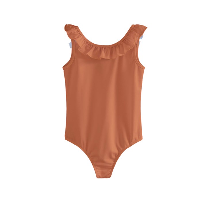 Coral Rose Kids  Frill Swimsuit