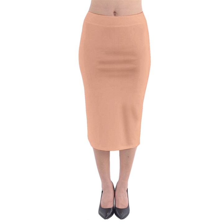 Coral Sands Midi Pencil Skirt