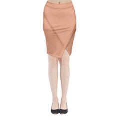 Coral Sands Midi Wrap Pencil Skirt by FabChoice