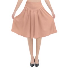 Coral Sands Flared Midi Skirt by FabChoice