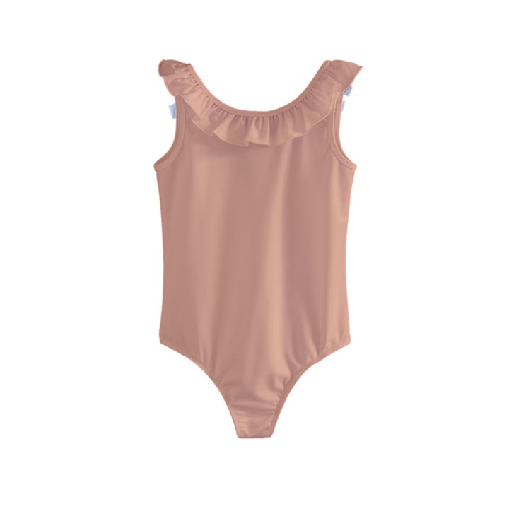 Coral Sands Kids  Frill Swimsuit