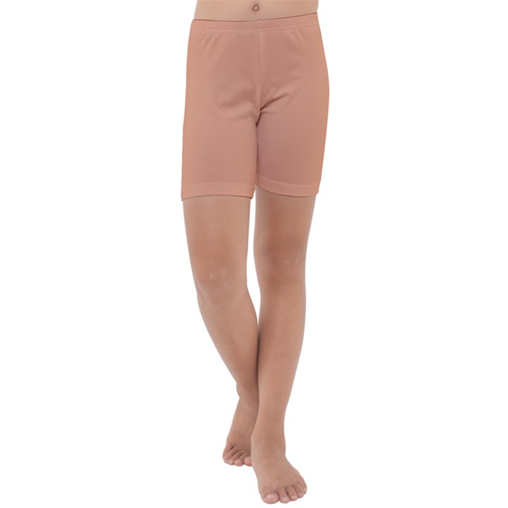 Coral Sands Kids  Lightweight Velour Capri Yoga Leggings