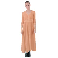 Coral Sands Button Up Maxi Dress by FabChoice