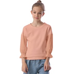 Coral Sands Kids  Cuff Sleeve Top