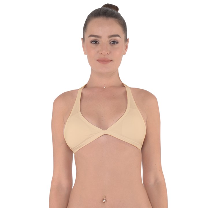 Cute Sunset Halter Neck Bikini Top