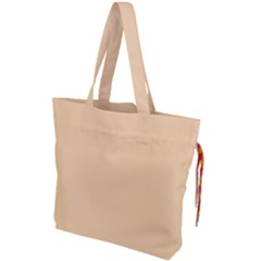 Cute Sunset Drawstring Tote Bag by FabChoice