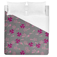 Oxalis, Clover Duvet Cover (queen Size) by UniqueThings