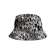 Black And White Modern Abstract Design Bucket Hat (Kids)