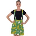 Folk flowers art pattern Floral abstract surface design  Seamless pattern Velvet Suspender Skater Skirt View1