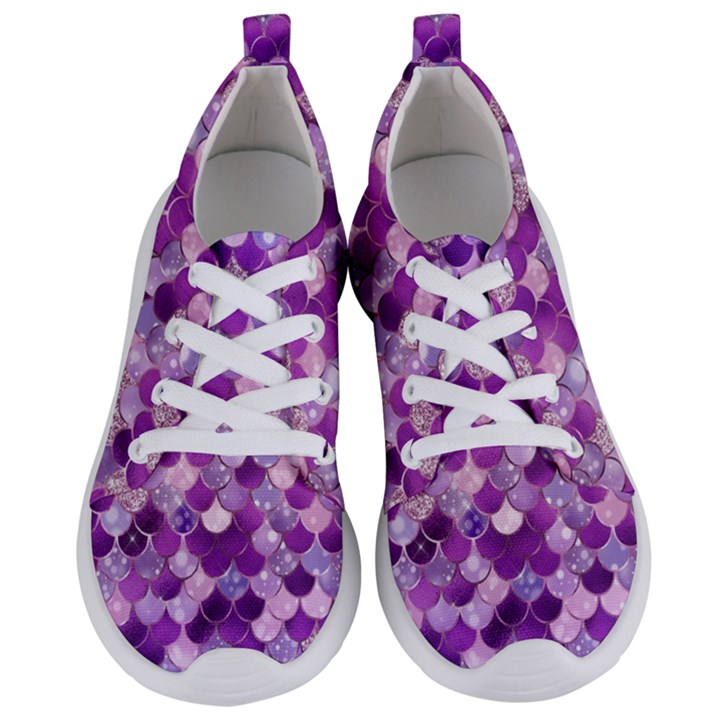 Mermaid purple scales Women s Lightweight Sports Shoes