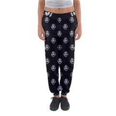 Funny Ghost Sketchy Drawing Pattern Women s Jogger Sweatpants