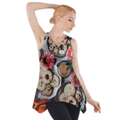 Cookies & Tea Tray  Side Drop Tank Tunic by Incredible