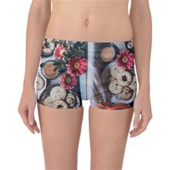 Cookies & Tea Tray  Reversible Boyleg Bikini Bottoms by Incredible