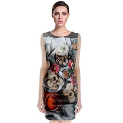 Cookies & Tea Tray  Classic Sleeveless Midi Dress by Incredible