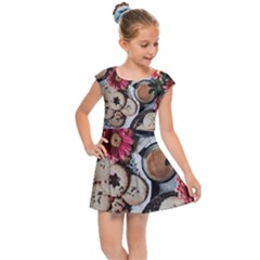 Cookies & Tea Tray  Kids  Cap Sleeve Dress by Incredible