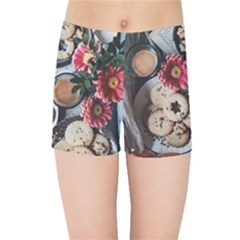 Cookies & Tea Tray  Kids  Sports Shorts