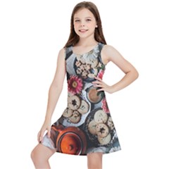 Cookies & Tea Tray  Kids  Lightweight Sleeveless Dress