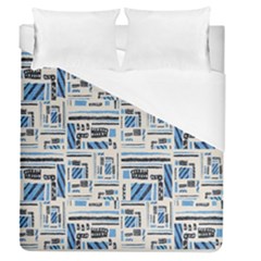 Ethnic Geometric Abstract Textured Art Duvet Cover (queen Size)