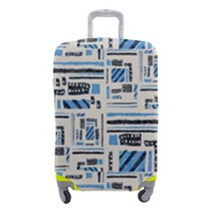 Ethnic Geometric Abstract Textured Art Luggage Cover (small) by dflcprintsclothing