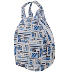 Ethnic Geometric Abstract Textured Art Travel Backpacks by dflcprintsclothing