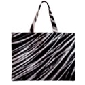 Galaxy Motion Black And White Print Zipper Mini Tote Bag View1