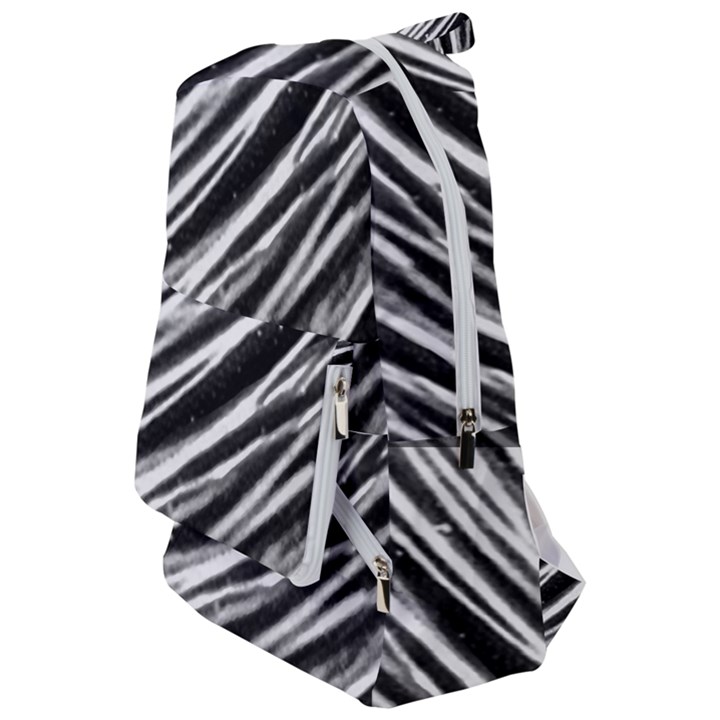 Galaxy Motion Black And White Print Travelers  Backpack