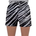 Galaxy Motion Black And White Print Sleepwear Shorts View1