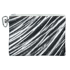 Galaxy Motion Black And White Print Canvas Cosmetic Bag (xl) by dflcprintsclothing