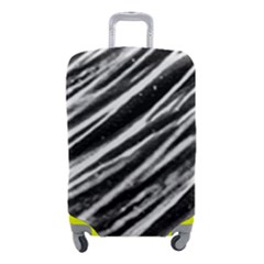 Galaxy Motion Black And White Print Luggage Cover (small) by dflcprintsclothing