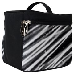 Galaxy Motion Black And White Print Make Up Travel Bag (big)