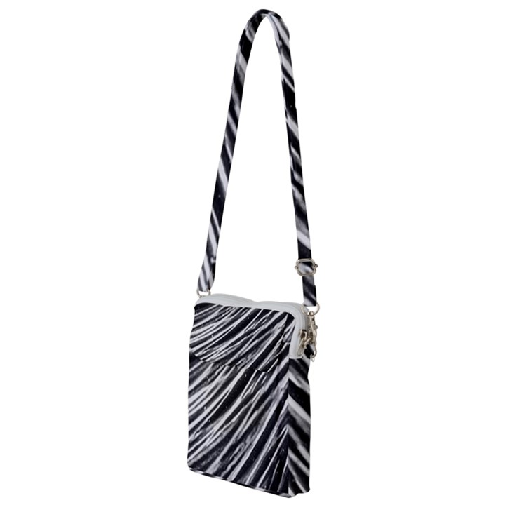 Galaxy Motion Black And White Print Multi Function Travel Bag