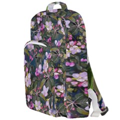 Apple Blossom  Double Compartment Backpack by SychEva