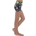 Apple Blossom  Kids  Lightweight Velour Yoga Shorts View3