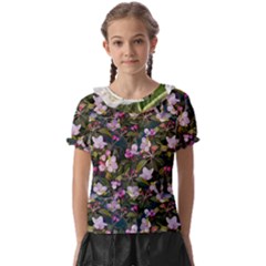 Apple Blossom  Kids  Frill Chiffon Blouse by SychEva