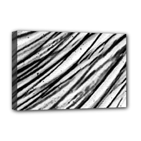 Galaxy Motion Black And White Print 2 Deluxe Canvas 18  X 12  (stretched) by dflcprintsclothing