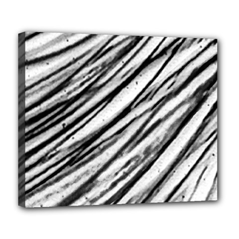 Galaxy Motion Black And White Print 2 Deluxe Canvas 24  X 20  (stretched) by dflcprintsclothing