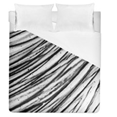 Galaxy Motion Black And White Print 2 Duvet Cover (queen Size) by dflcprintsclothing