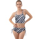 Galaxy Motion Black And White Print 2 Mini Tank Bikini Set View1