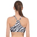 Galaxy Motion Black And White Print 2 Basic Training Sports Bra View2