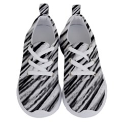 Galaxy Motion Black And White Print 2 Running Shoes by dflcprintsclothing